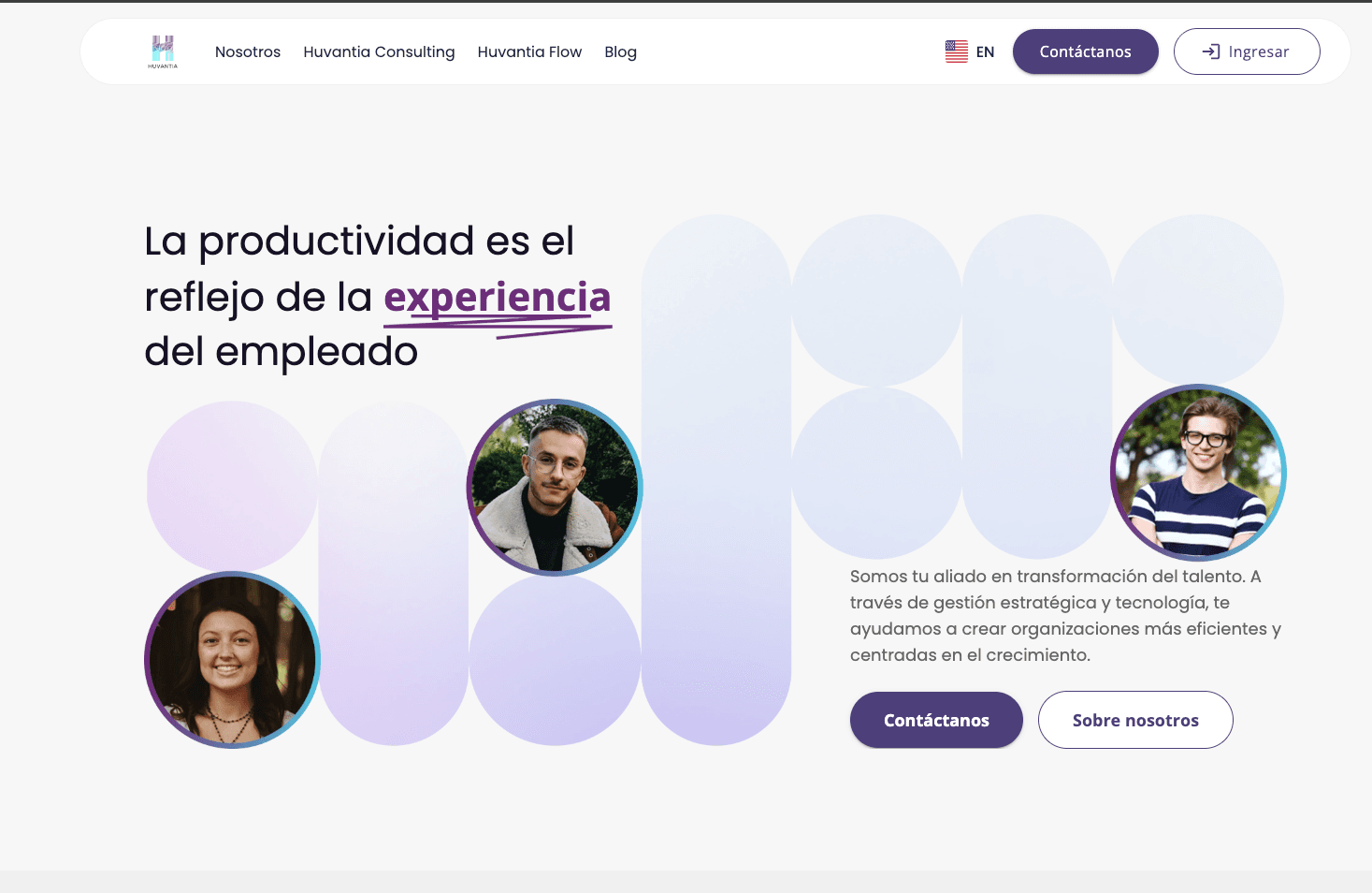 Huvantia — sitio web